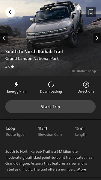 Downloading trips